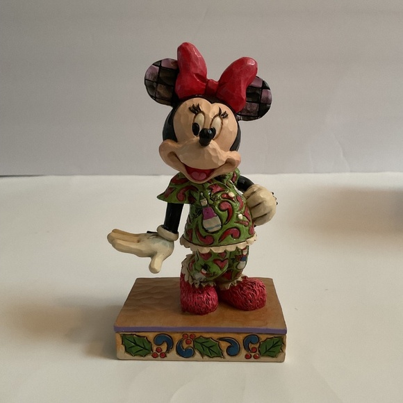 Jim Shore Disney Traditions "Comfort And Joy" Minnie Mouse #4057936 w Box Enesco - Picture 2 of 14